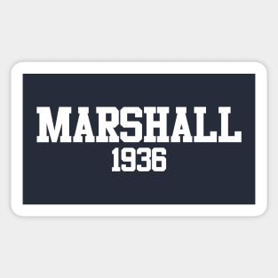 Marshall 1936 Sticker